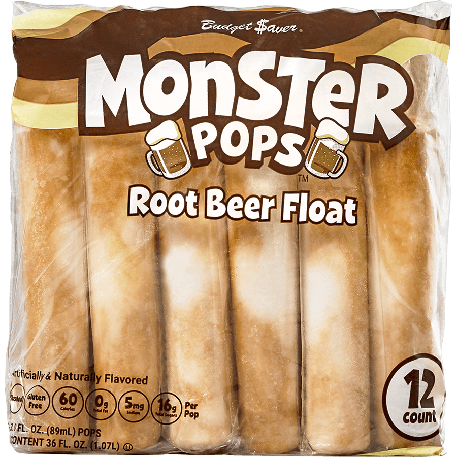 Root Beer Float Monster Pops