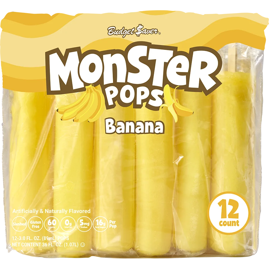 Banana Monster Pops