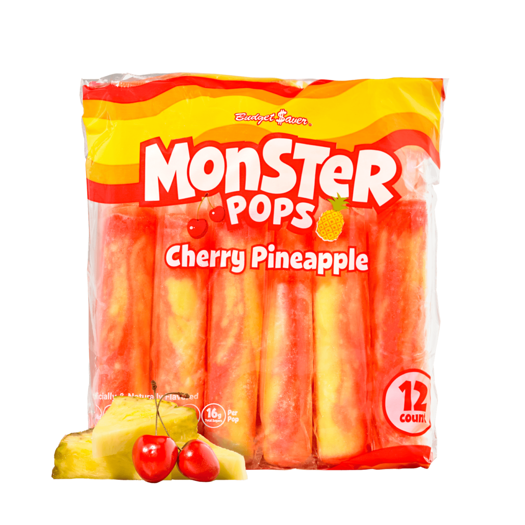 Cherry Pineapple Monster Pops - Monster Pops