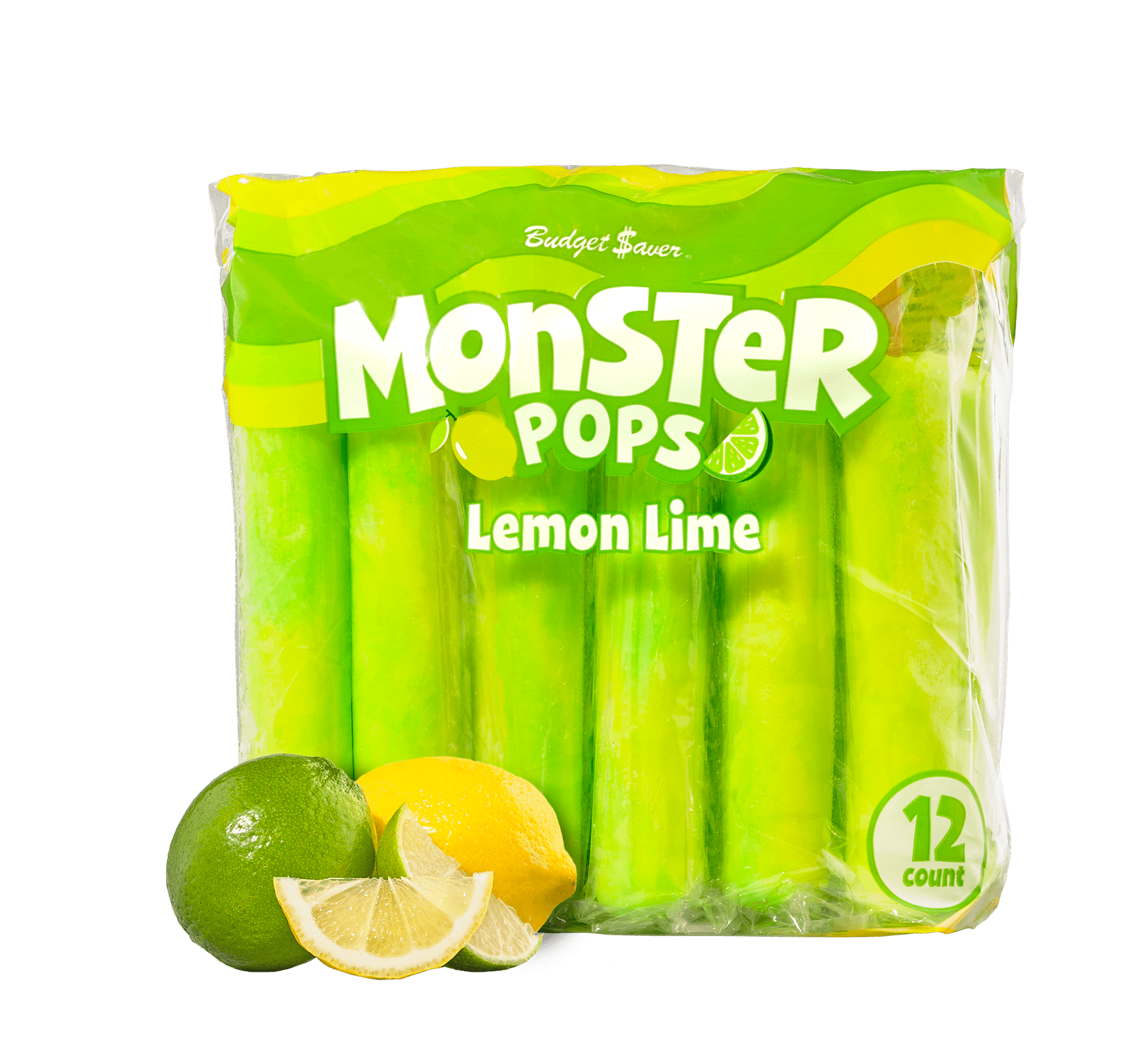 Lemon Lime Monster Pops